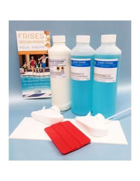 Accessoire Kit pose pour frise ou déco 24 cm-30ML piscine, Liners & PVC armé pour piscine