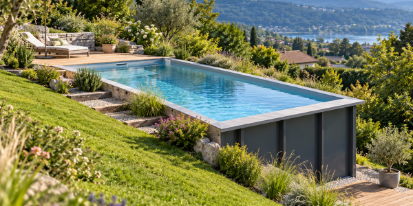 Peut-on installer une piscine en kit sur un terrain en pente ?